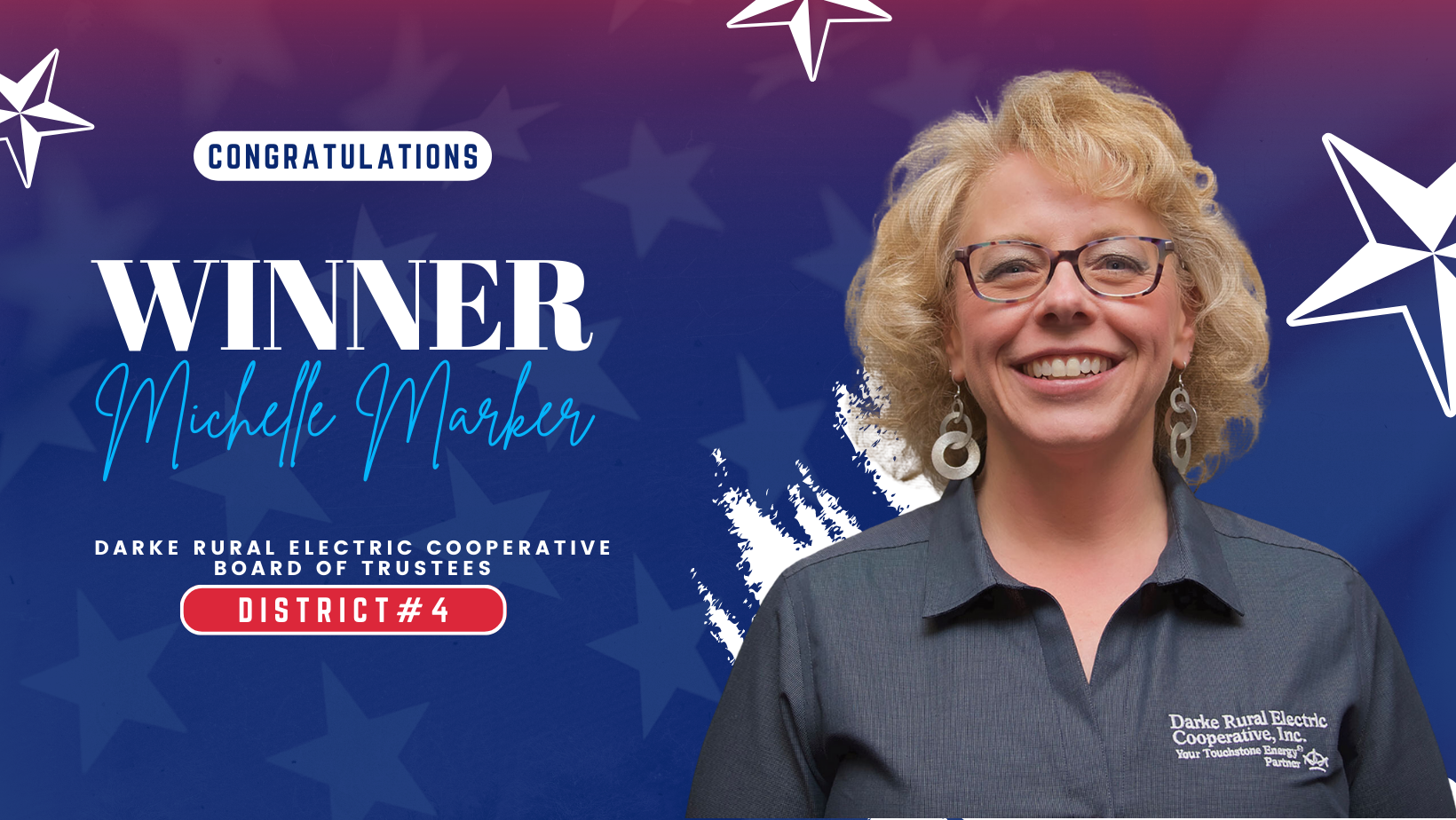 Michelle Marker District 4 winner 2023